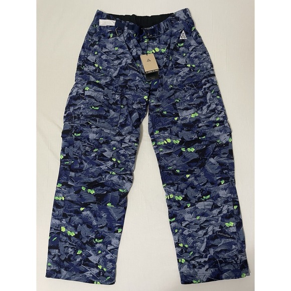 NWT Nike ACG Smith Summit Mens Size S Blue Green Water-Repellent UV Cargo Pants